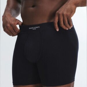 NWT, Savage X Fenty, HOMME BASE BOXER BRIEFS, black caviar